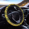 Botanical Sunflower Steering Wheel Cover-grizzshop