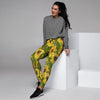 Botanical Sunflower Women's Joggers-grizzshop