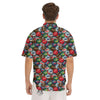 Bottle Caps Print Pattern Men's Short Sleeve Shirts-grizzshop