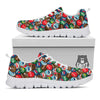 Bottle Caps Print Pattern White Sneaker-grizzshop