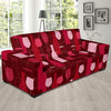 Botttle Red Wine Print Pattern Sofa Covers-grizzshop