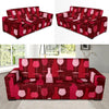 Botttle Red Wine Print Pattern Sofa Covers-grizzshop