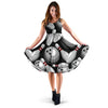 Bowling Pattern Print Dress-grizzshop