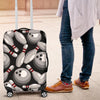 Bowling Pattern Print Luggage Cover Protector-grizzshop