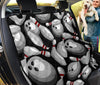 Bowling Pattern Print Pet Car Seat Cover-grizzshop