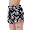 Bowling Pattern Print Women's Shorts-grizzshop