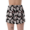 Bowling Pattern Print Women's Shorts-grizzshop