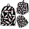 Bowling Print Pattern Backpack-grizzshop