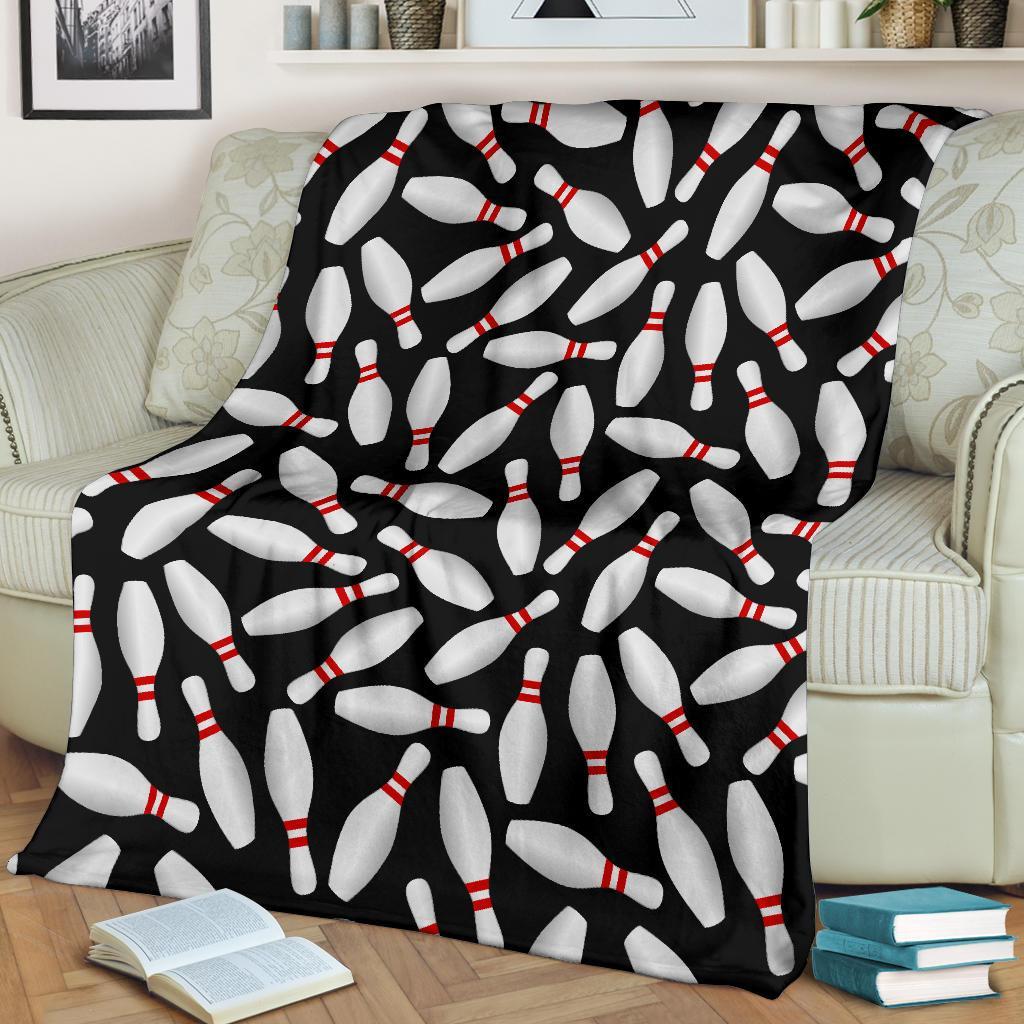 Bowling Print Pattern Blanket-grizzshop