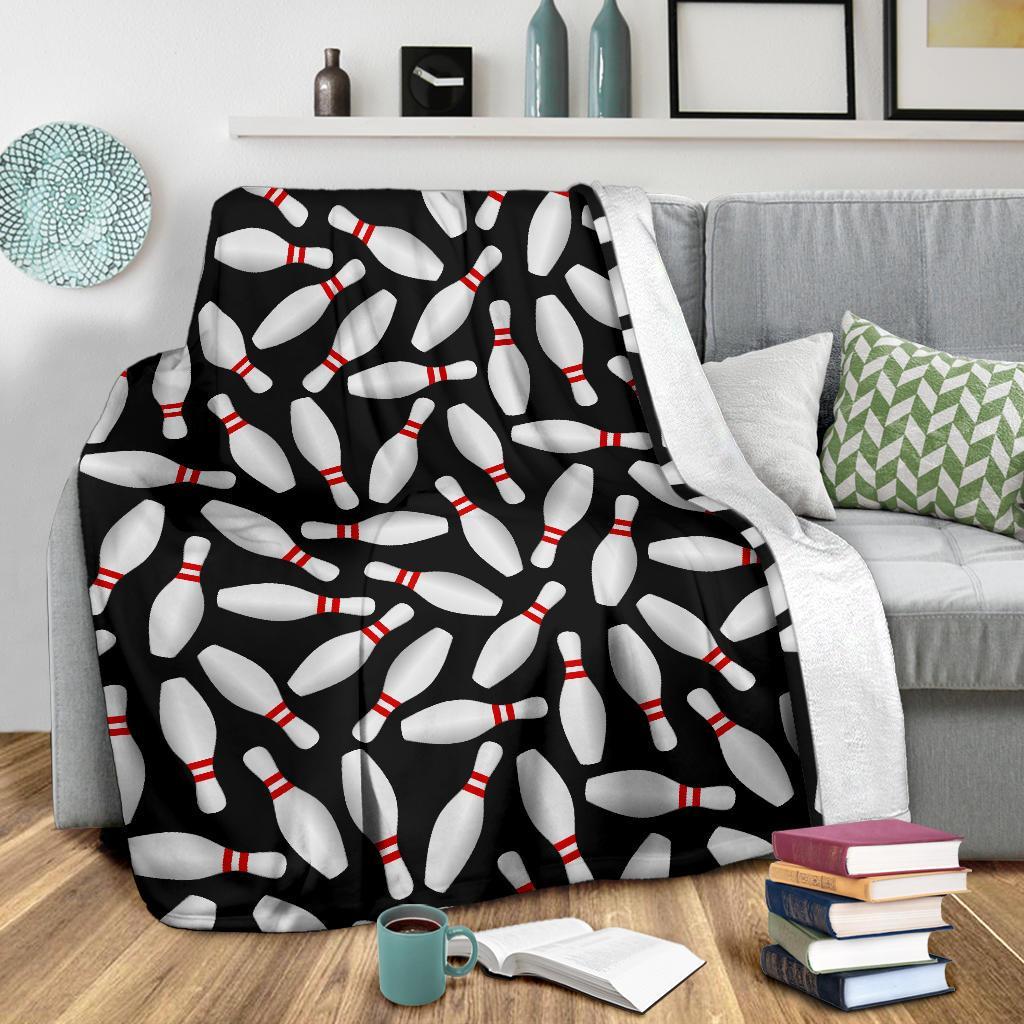 Bowling Print Pattern Blanket-grizzshop