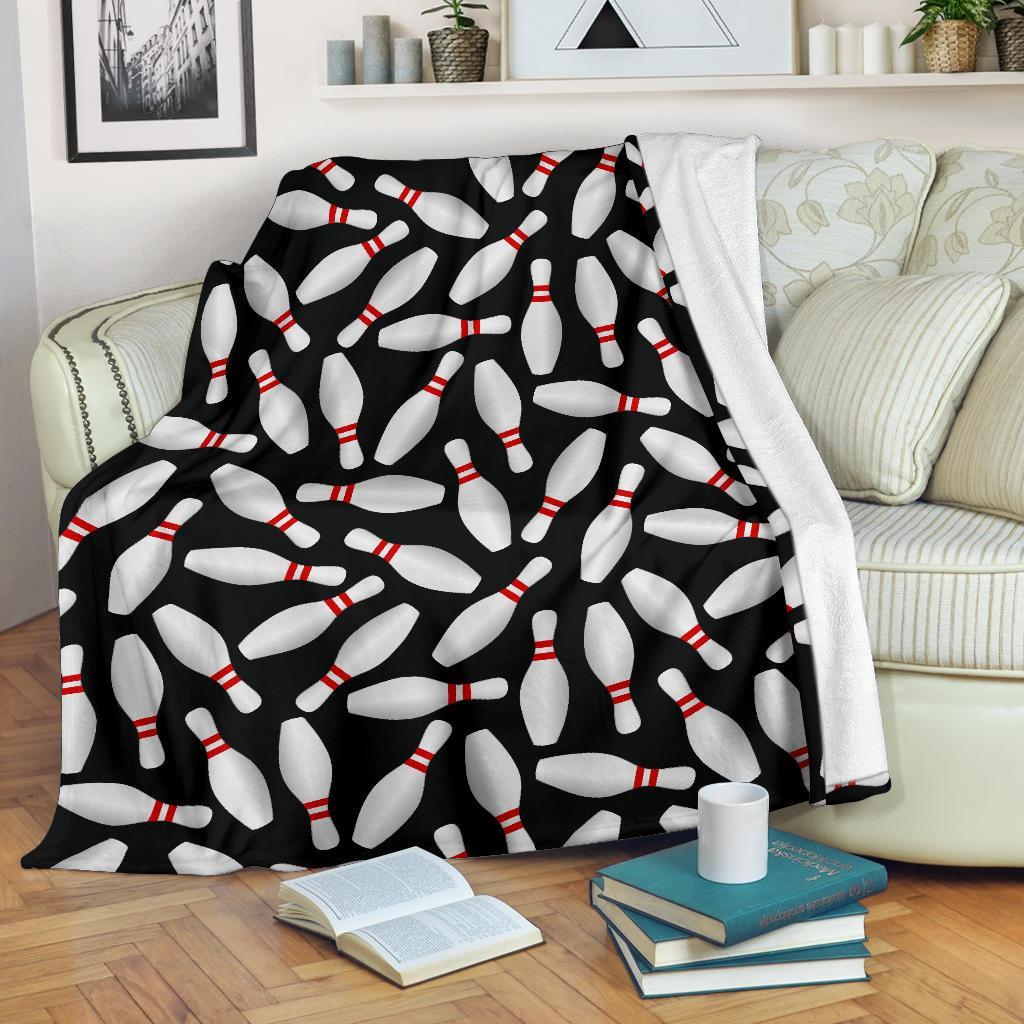 Bowling Print Pattern Blanket-grizzshop