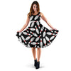 Bowling Print Pattern Dress-grizzshop