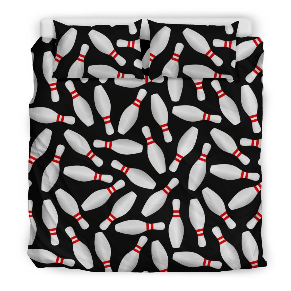 Bowling Print Pattern Duvet Cover Bedding Set-grizzshop