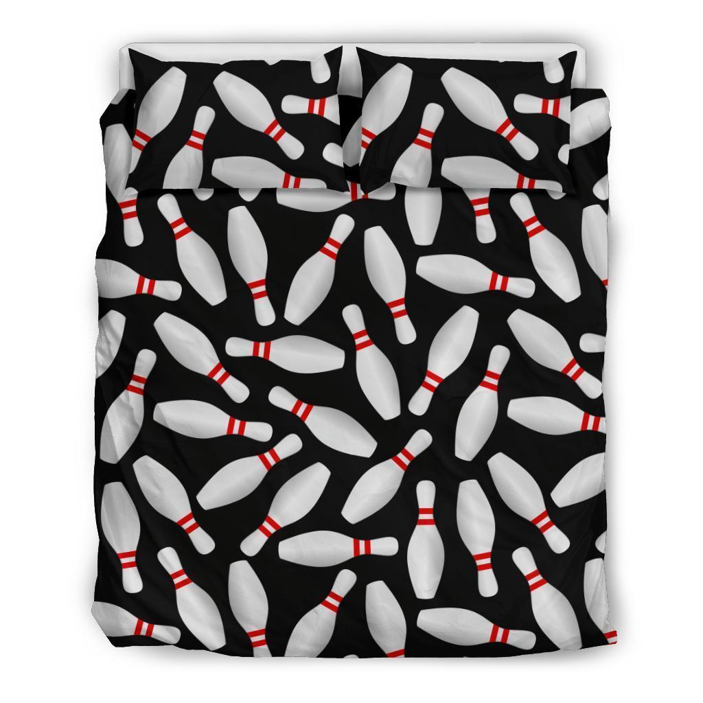 Bowling Print Pattern Duvet Cover Bedding Set-grizzshop