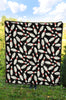 Bowling Print Pattern Quilt-grizzshop