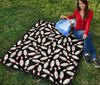 Bowling Print Pattern Quilt-grizzshop