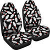 Bowling Print Pattern Universal Fit Car Seat Covers-grizzshop