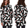 Bowling Print Pattern Women Hoodie Dress-grizzshop