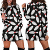 Bowling Print Pattern Women Hoodie Dress-grizzshop