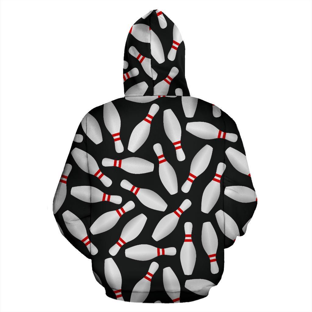 Bowling Print Pattern Women Men Pullover Hoodie-grizzshop