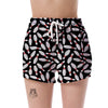 Bowling Print Pattern Women's Shorts-grizzshop