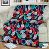 Bowling Stike Pattern Print Blanket-grizzshop