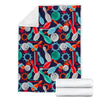 Bowling Stike Pattern Print Blanket-grizzshop