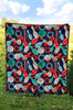 Bowling Stike Pattern Print Quilt-grizzshop