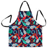 Bowling Stike Pattern Print Women's Apron-grizzshop