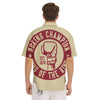 Boxing Champion King of The Ring Print Men's Short Sleeve Shirts-grizzshop