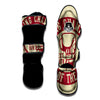 Boxing Champion King of The Ring Print Muay Thai Shin Guards-grizzshop