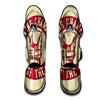 Boxing Champion King of The Ring Print Muay Thai Shin Guards-grizzshop