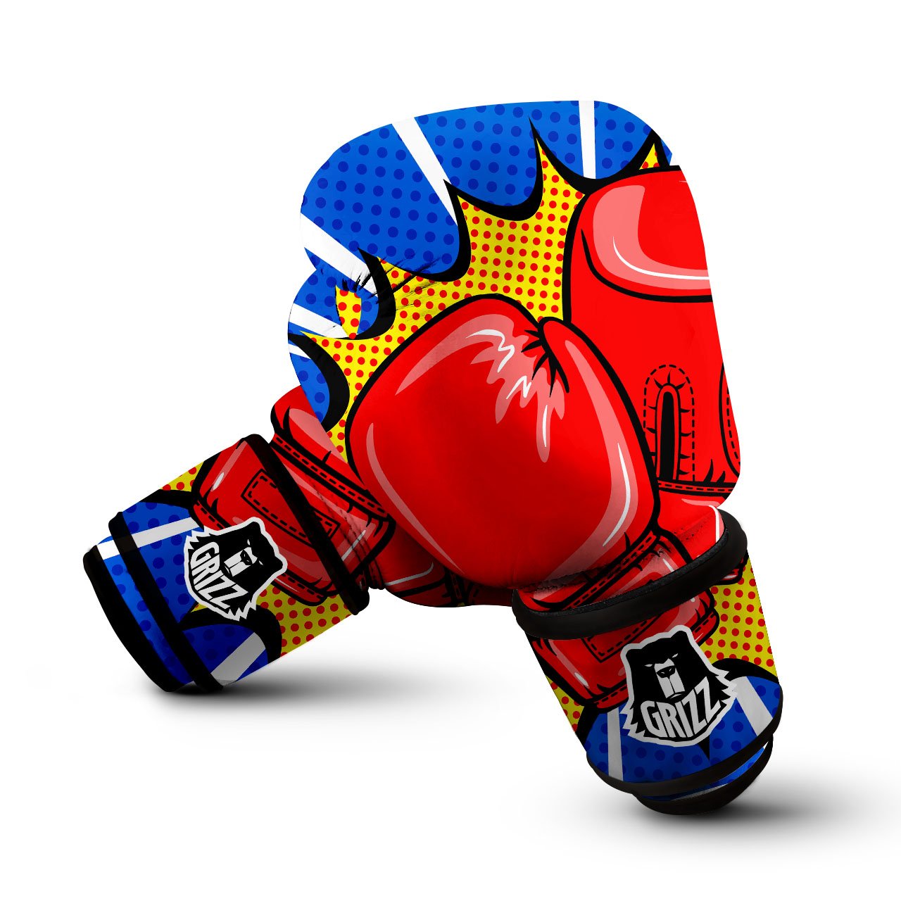Boxing Gloves Pop Art Print Boxing Gloves-grizzshop