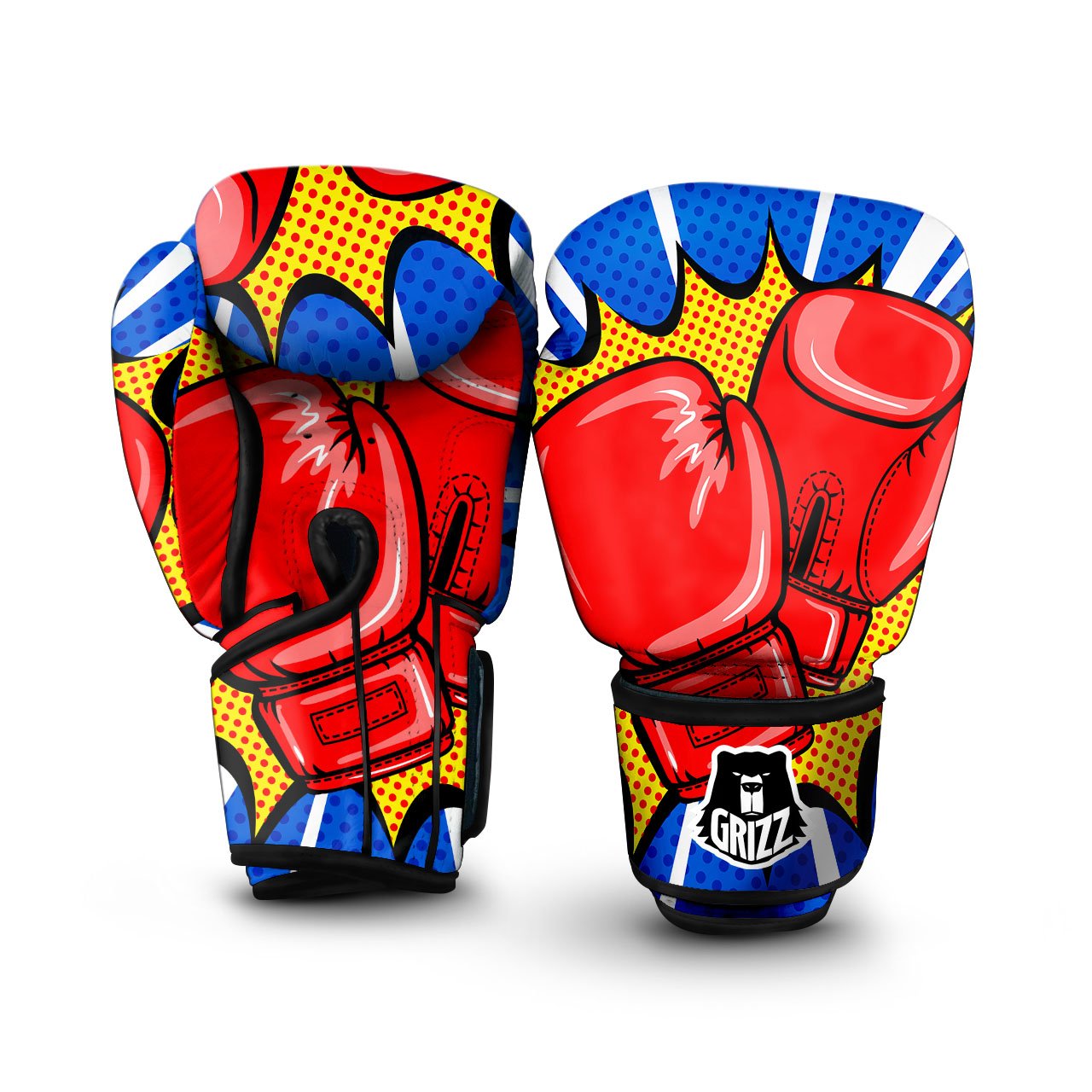 Boxing Gloves Pop Art Print Boxing Gloves-grizzshop
