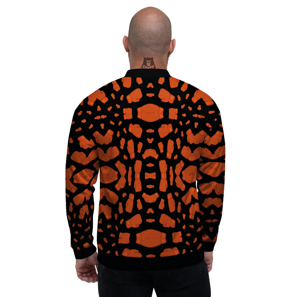 Boxing Gloves Print Pattern Men's Bomber Jacket-grizzshop
