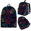 Brain Pattern Print Backpack-grizzshop