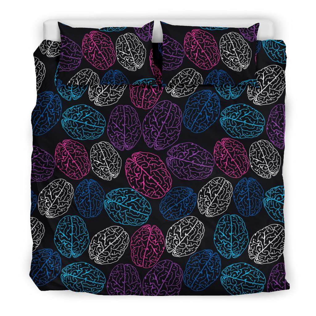 Brain Pattern Print Duvet Cover Bedding Set-grizzshop