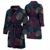 Brain Pattern Print Men Long Robe-grizzshop