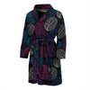 Brain Pattern Print Men Long Robe-grizzshop