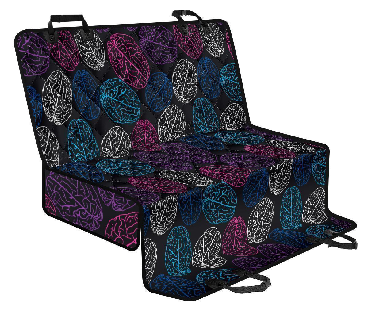 Brain Pattern Print Pet Car Seat Cover-grizzshop