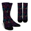 Brain Pattern Print Unisex Crew Socks-grizzshop