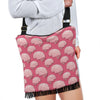 Brain Pink Pattern Print Crossbody bags-grizzshop