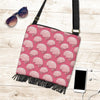 Brain Pink Pattern Print Crossbody bags-grizzshop