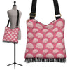 Brain Pink Pattern Print Crossbody bags-grizzshop