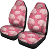 Brain Pink Pattern Print Universal Fit Car Seat Covers-grizzshop