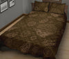 Brain Thinking Pattern Print Bed Set Quilt-grizzshop