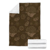 Brain Thinking Pattern Print Blanket-grizzshop