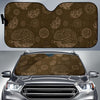 Brain Thinking Pattern Print Car Sun Shade-grizzshop