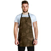 Brain Thinking Pattern Print Men's Apron-grizzshop