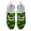 Branches Christmas Tree Print White Walking Shoes-grizzshop